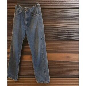 Wrangler Jeans Men's size 32x34 Denim Relaxed Straight Fit Blue 100% Cotton